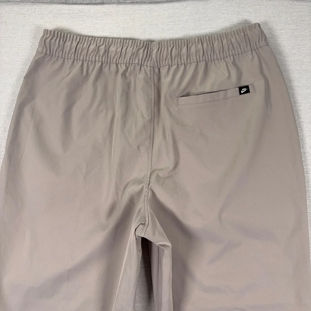 Nike Club Woven Tapered Pants Mens Size L College Gray Polyester Drawstring